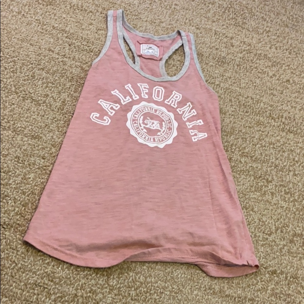california racerback tank
